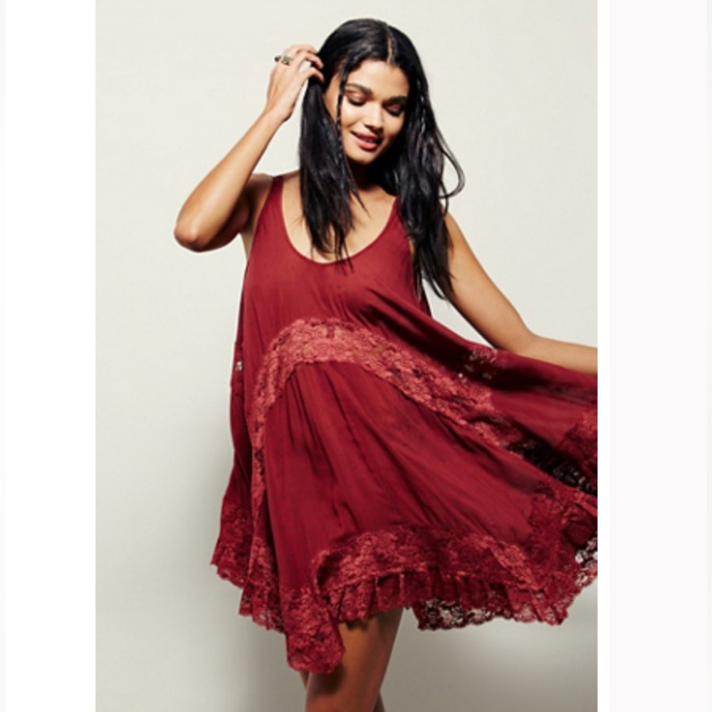 Free People She Swings Cami Slip Dress